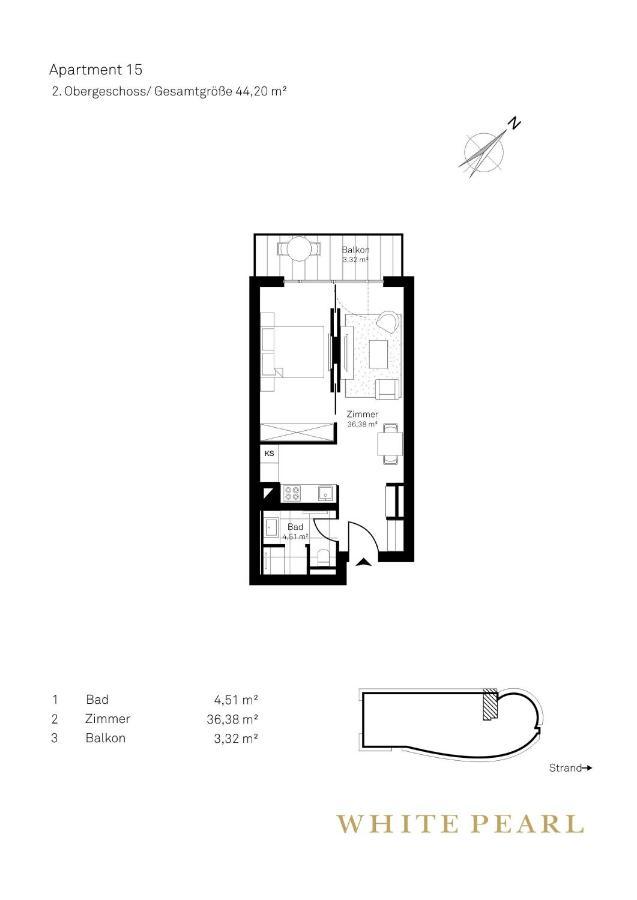 White Pearl Apartment 2.15 ティメンドルファー・シュトラント エクステリア 写真